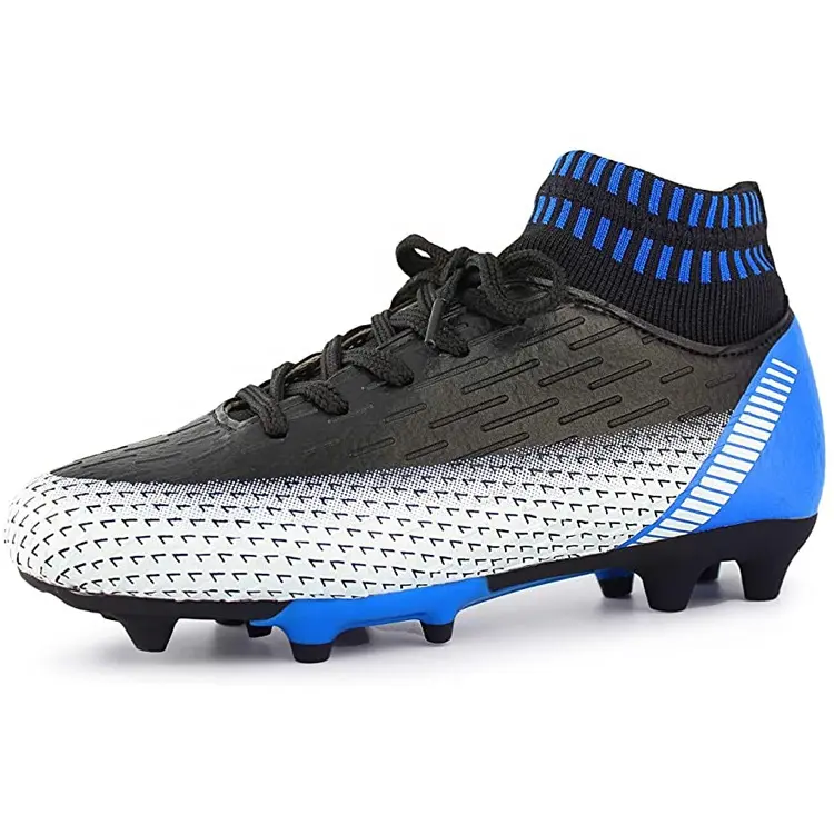 Outdoor Athletic Firm Ground  Sock Ankle Care Performance Soccer Cleats Football Shoes